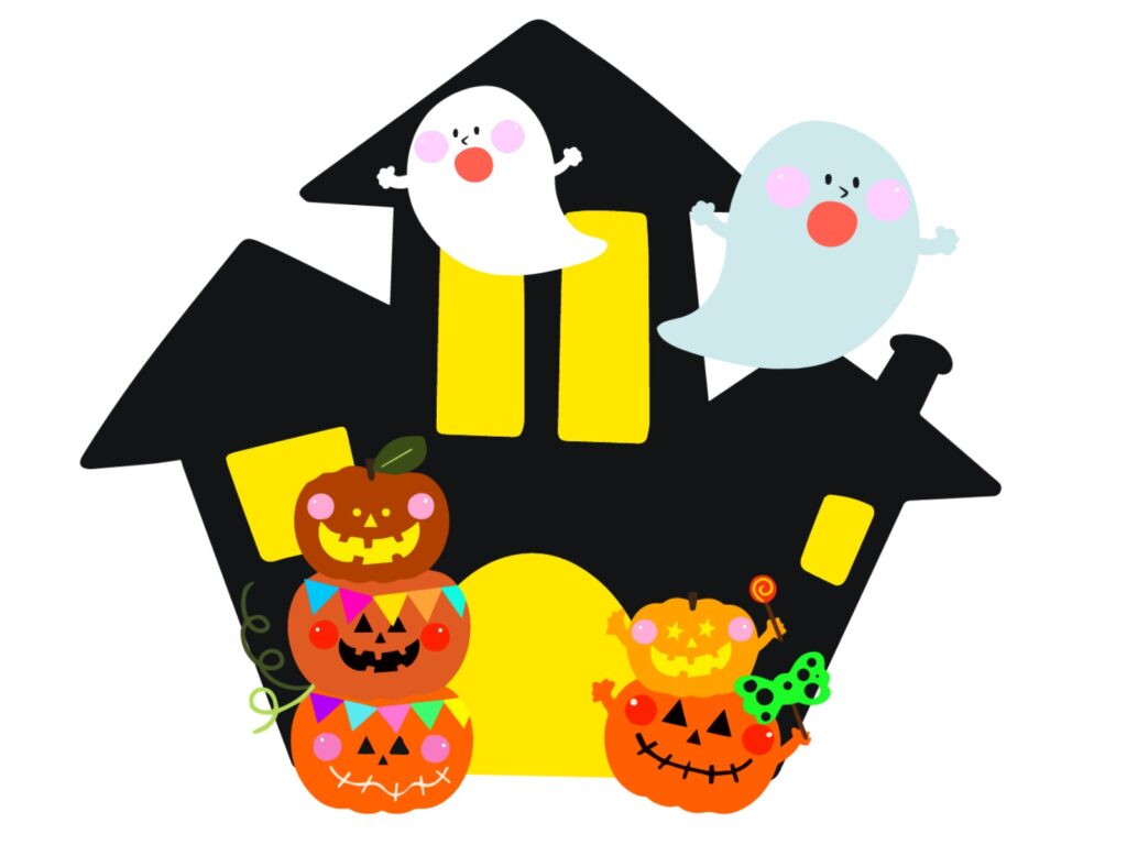 ハロウィン　お城